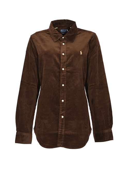 Camicia in velluto di cotone stretch POLO RALPH LAUREN | 211971526002